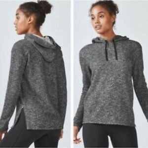 Fabletics Taj Hoodie in Black Speckle